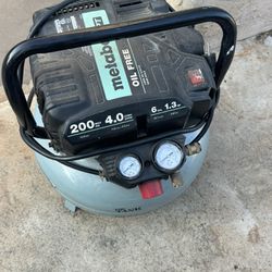 Metabo Air Compressor 6 Gallons 200 Psi 