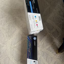 HP Lazer Jet printer 202X ink cartridges
