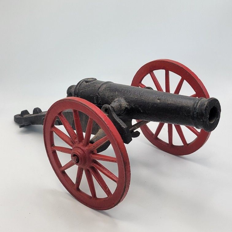 Vintage Cast Iron Big Bang Conestoga Cannon Replica 11" x 5"