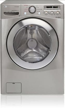 LG WM2501HVA 27" 4.2 cu. Ft. Front Load Steam Washer Works Good