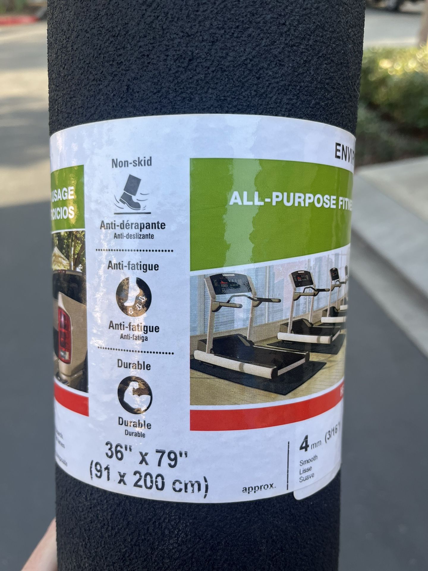 Heavy Duty Workout Mat Long