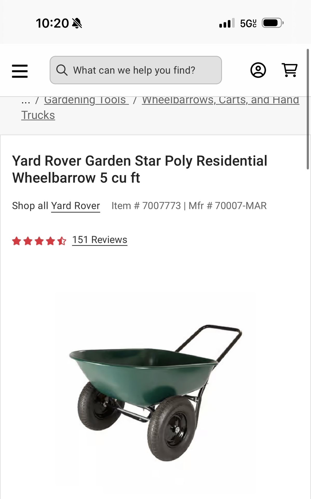 Wheelbarrow
