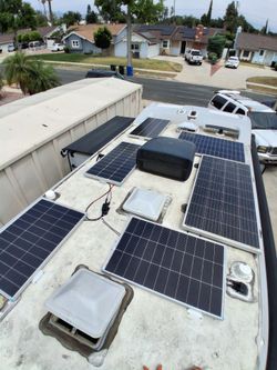 🥶🥵😰🥳PANELES SOLARES PARA TRAILAS , MOTORHOMES, CONTAINERS, Y RANCHOS DONDE NO HAY LUZ💤🕳👽🤥