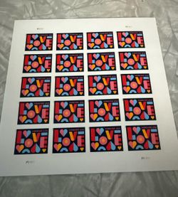 Love Forever Stamps Sheet of 20