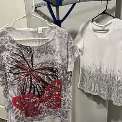 Women’s Kim Rogers & Metro7 Tops / 2 Mediums