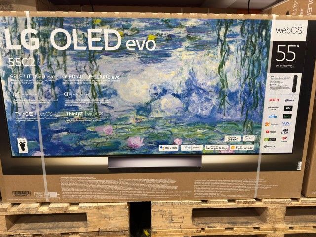 55" Screen Oled C2 By LG ThinQ Evo.  New Condition Tv With Warranty. 