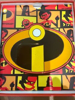 Disney Loungefly LE 1000 Incredibles Family logo JUMBO hinged pin NEW in box