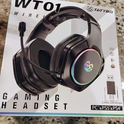 Gaming Headset For PS5/ PS4 PC And BT. New 