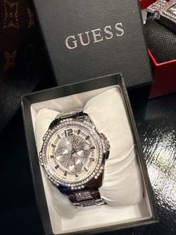 Guess bling watch… silver for women!! Excellent condition only wore once