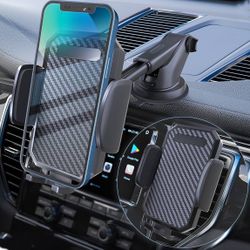 Eyemay Car Mount Phone Holder Dashboard & Windshield - Black