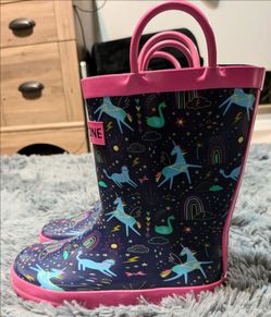 Lone Cone Unicorn Rainboots Kids Size 1