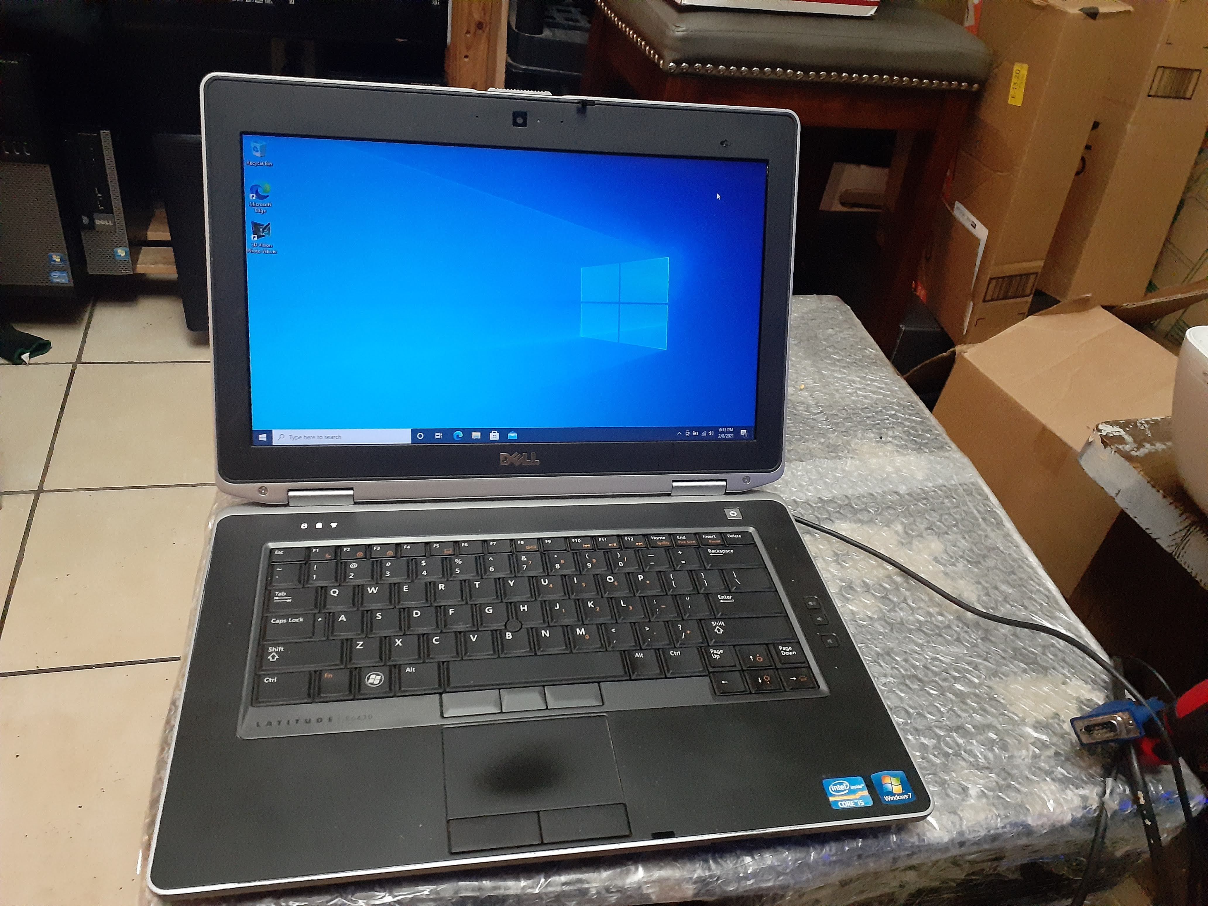 Dell Latitude E6450, Core i5-3210m, 8 gig DDR3, 320 gig SSD, Wifi & Webcam, Windows 10 Pro, Backlit Keyboard, Battery is Okay