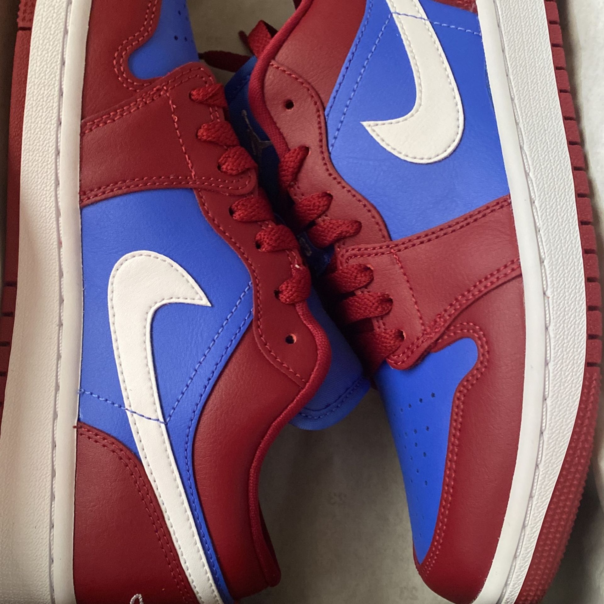 Air Jordan 1 Low Pomegranate/medium Blue