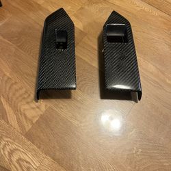 2011-2014 Mustang Carbon Fiber Door Window Switch Panel 