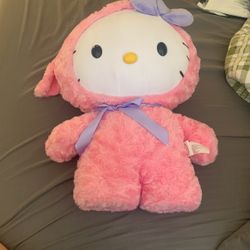 Huge Hello Kitty Pink Plushie Valentine’s Day Rare