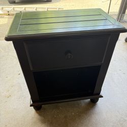 Dark Brown Nightstand/side table