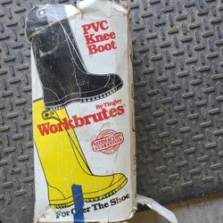 2 pair of rubber over boots one says size 17
