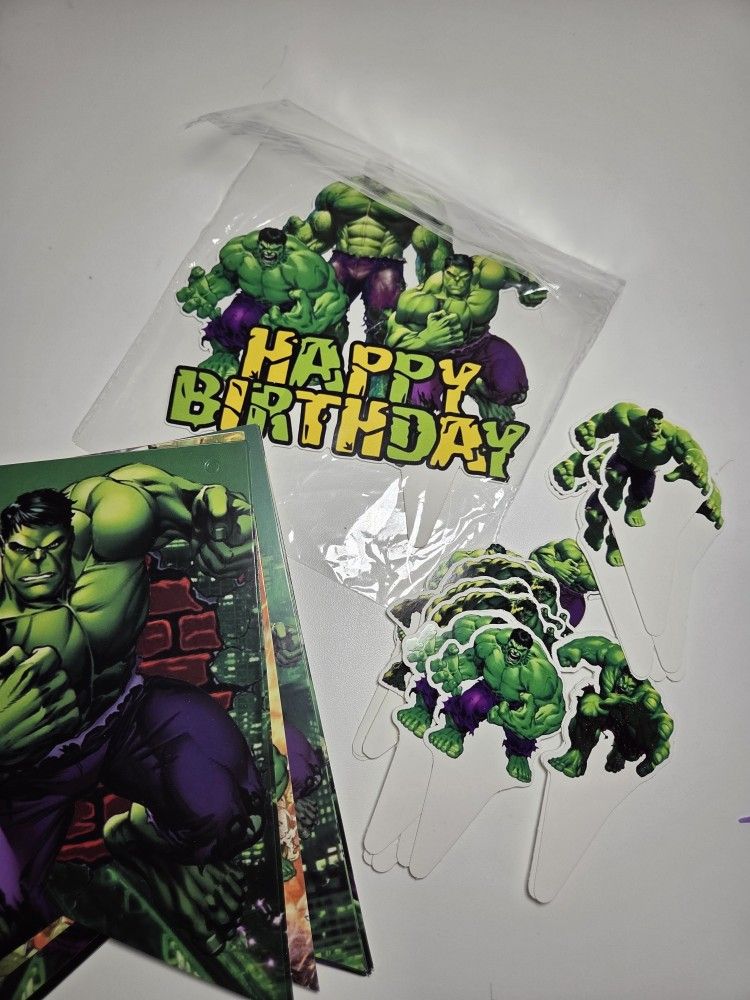 HULK Birthday Party Supplies
