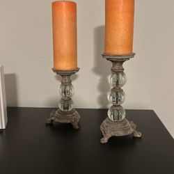 Candle And Holders 