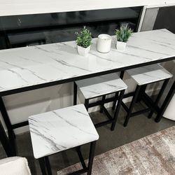 Bar Table and Stools 
