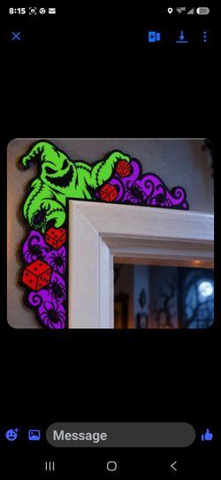 Oogie Boogie Nightmare Before Christmas Door Frame Decoration