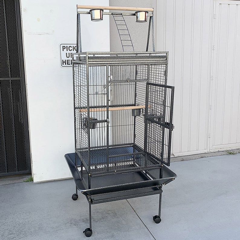 BRAND NEW $150 Large 68 inch Tall Bird Cage with Rolling Stand for Parrots Parakeets Cockatiel Lovebird