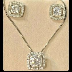 Charles & Colvard  Moissanite Set