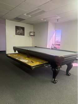 Golden West 8’ Slate Pool Table – Made in USA