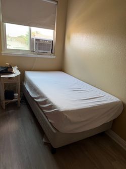 Twin bed and frame