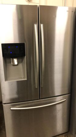 Samsung 3-Door Stainless Steel Fridge With Water and Ice Maker
