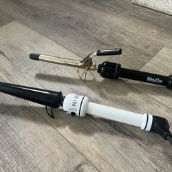 2 hair curlers - (Hot Tools + Helen of Troy Professional)