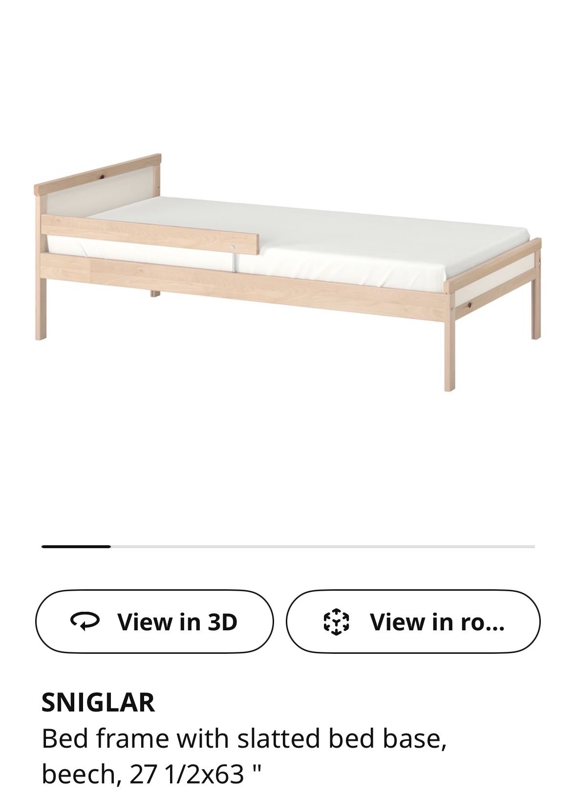 IKEA Toddler Bed