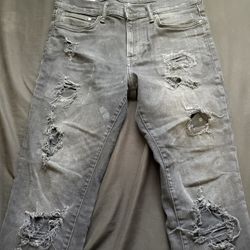 H&M Black Ripped Jeans 