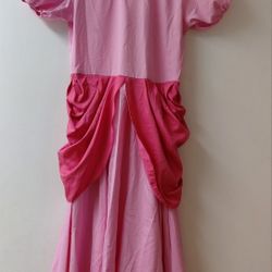 Girl's Princess Peach Halloween Costume Size 7-8