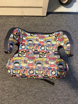 KidsEmbrace DC Comics Justice League Chibi Backless Booster Car Seat