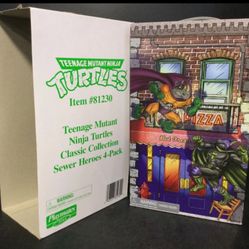 Teenage Mutant Ninja Turtles Classic Collection Sewer Heroes 4-Pack New