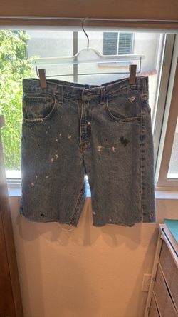 CARHART distressed jorts 35 waist
