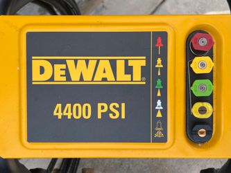DeWalt 4400 psi pressure washer