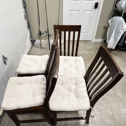 Four Wooden Chairs