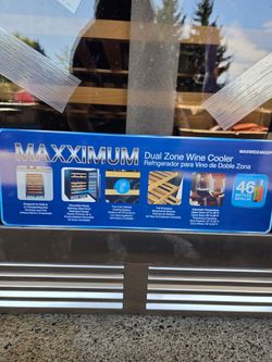 Maxximum Dual Zone Wine Cooler