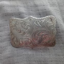 Sterling Silver Belt Buckle 