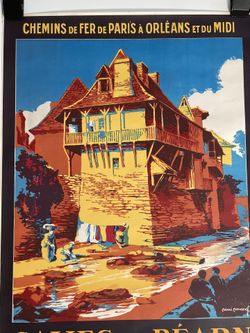 1931 Original French Railway Travel Poster - Mint Condition