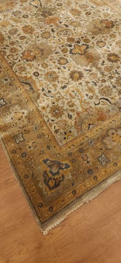 Authentic Handmade Oriental Rug Oushak