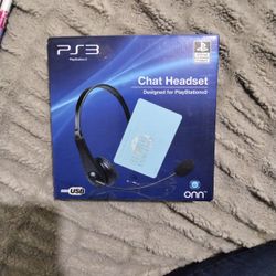 PS3 Chat Headset