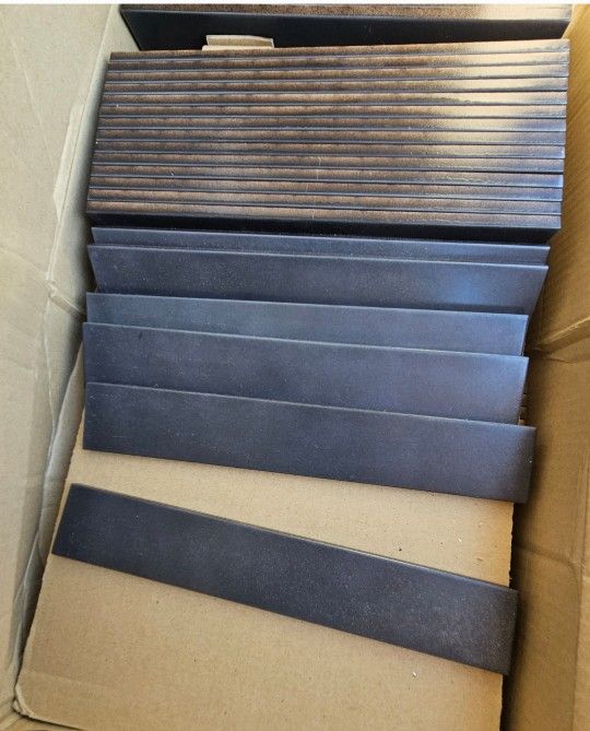 Brand New High Quality Tiles. Metallic Black. Made In Japan