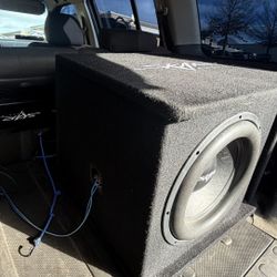 15”skar subwoofer 1200w amp 