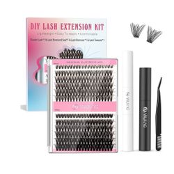 DIY Lash Extension Kit with Bond, Seal, Remover & Tweezer