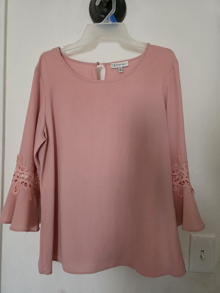 Womens Neiman Marcus Long Sleeve Blouse Size Small
