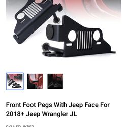 Brand New Jeep Logo Foot Pegs