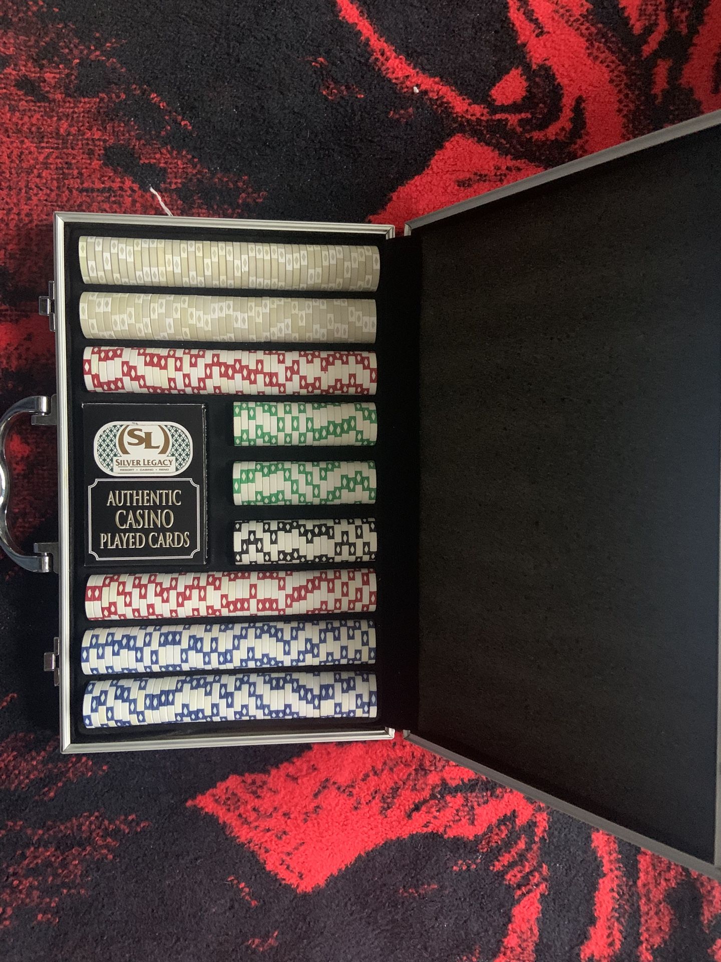 Real Casino Cards And Chip Set